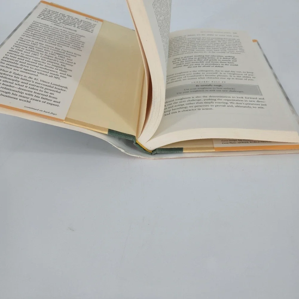 What It Takes To Be #1 Vince Lombardi Jr First Edition Hardcover DJ 2001 Leader